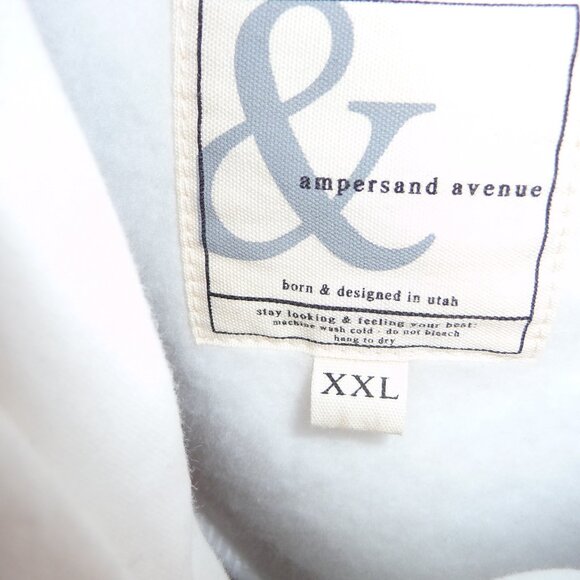 Ampersand & AVE - Ampersand & Ave - Single Hood Sweatshirt - Malibu Beach - Whit - Picture 3 of 9